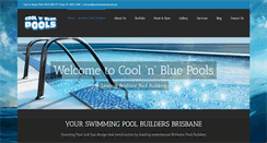 Desktop Screenshot of coolnbluepools.com.au
